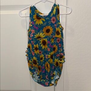 Little Sleepies Sunflower Fields Bubble Romper
